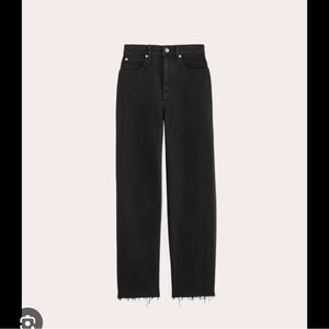 Everlane the way high 29 long distressed hem jeans